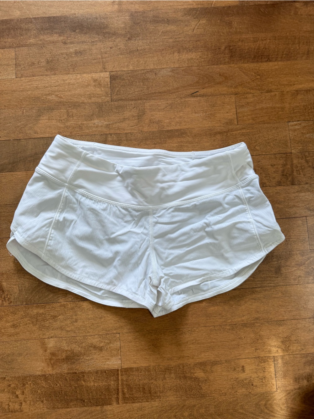 lululemon White Women's Athletic Shorts